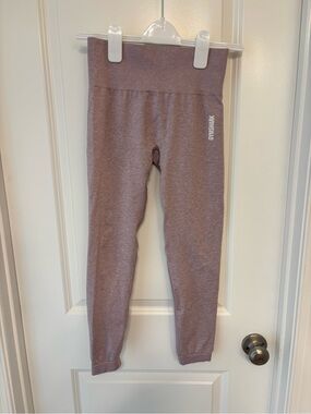 Gymshark High-Waist Leggings in Mauve Pink